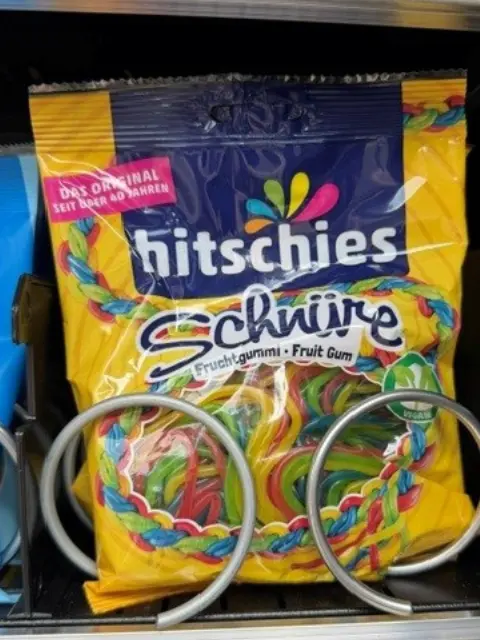 Hitschies Schnüre Fruchtgummi im HyperMat Snackautomaten